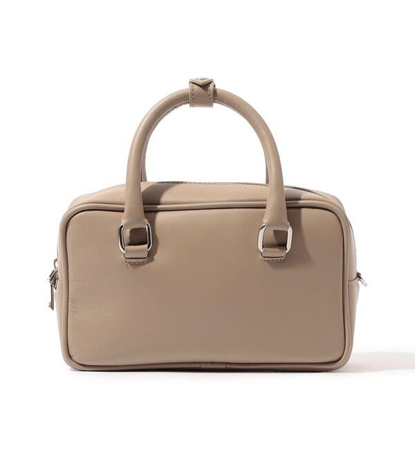 TOMORROWLAND GOODS「DES PRES レザーミニハンドバッグ」|ボストンバッグ|43 ベージュ