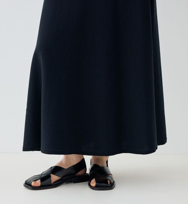 GALERIE VIE「ストレッチコットン フレアマキシスカート」|フレア|