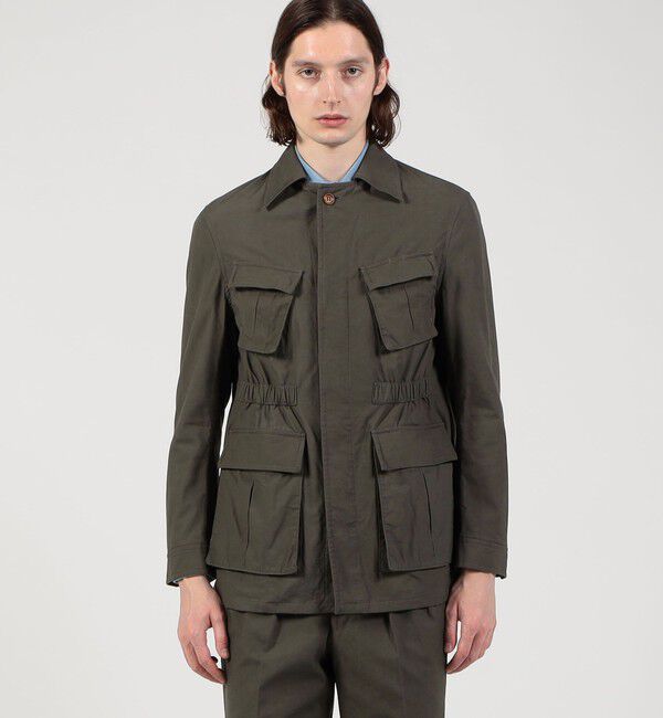 TOMORROWLAND MENS「コットン ファティーグジャケット BRADFORD SYSTEM」|ブルゾン・スタジャン|