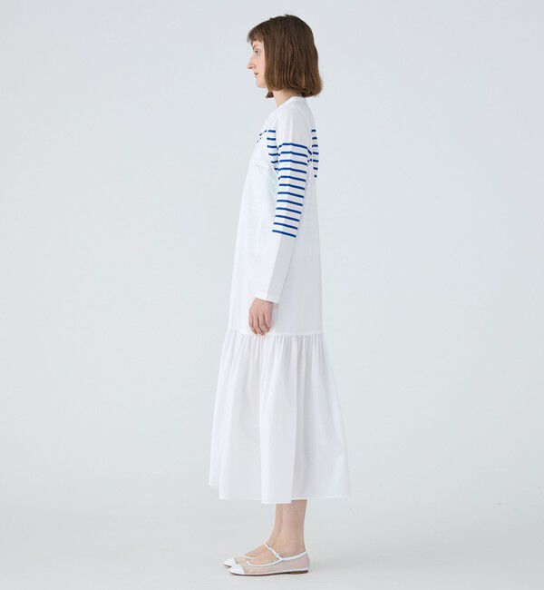 MACPHEE「【WEB限定】クリスピータフタ ティアードキャミソールワンピース」|ワンピース|