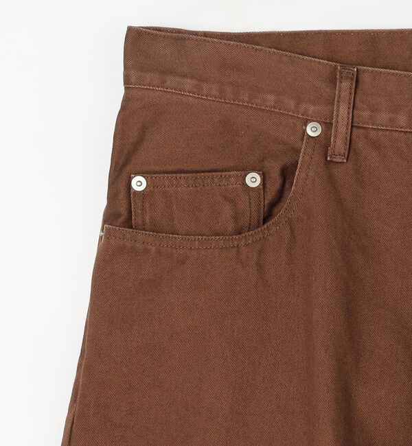 GALERIE VIE「サンフェードデニム セミワイドパンツ」|デニム|