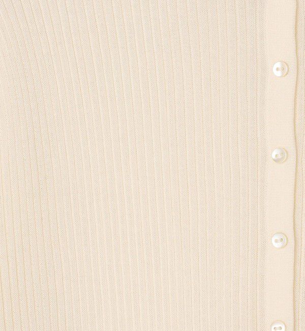 Ballsey「マーセライズドコットン クルーネックカーディガン」|カーディガン|