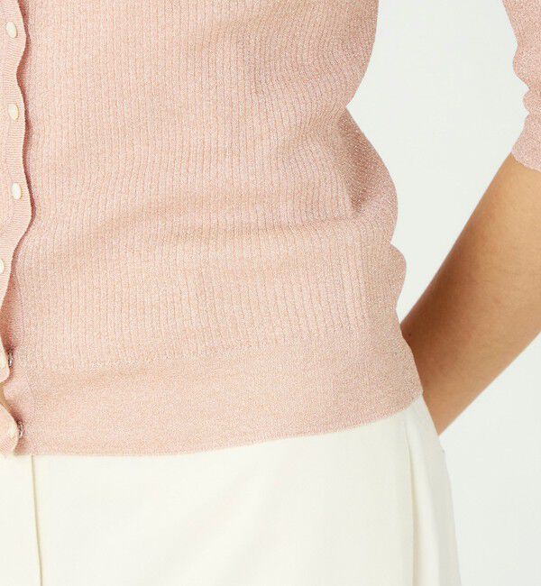 Ballsey「マーセライズドコットン クルーネックカーディガン」|カーディガン|