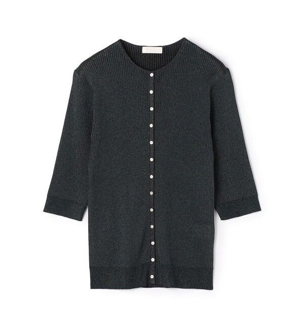 Ballsey「マーセライズドコットン クルーネックカーディガン」|カーディガン|59 ダークグリーン