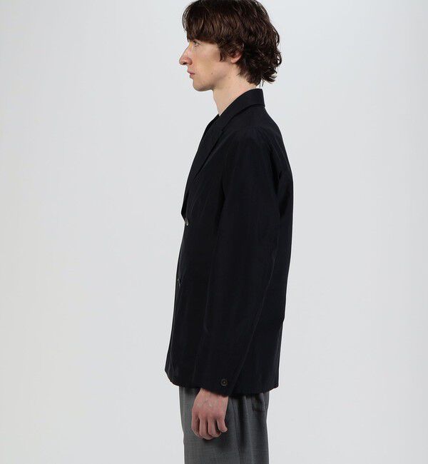 TOMORROWLAND MENS「コットンシルク ダブルブレステッド 4Bジャケット」|テーラードジャケット|