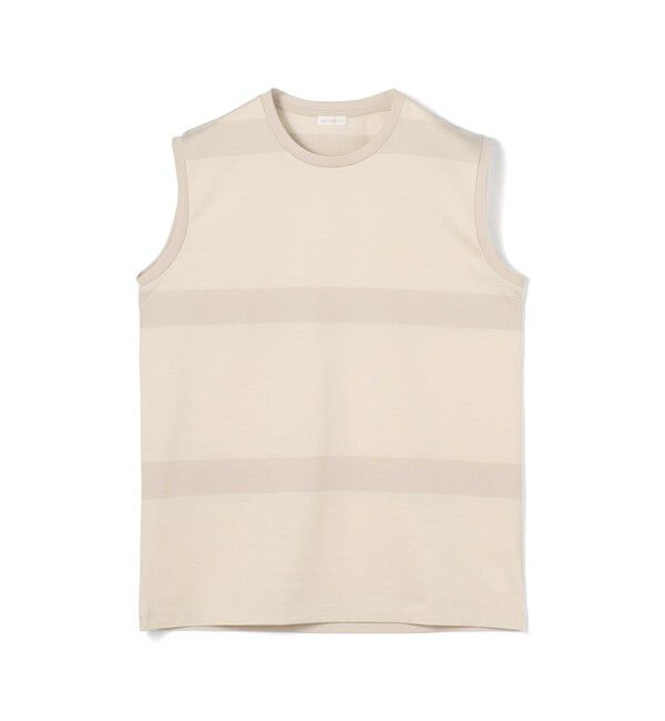 GALERIE VIE「ファインコットン ノースリーブプルオーバー」|Tシャツ・カットソー|14 グレー系