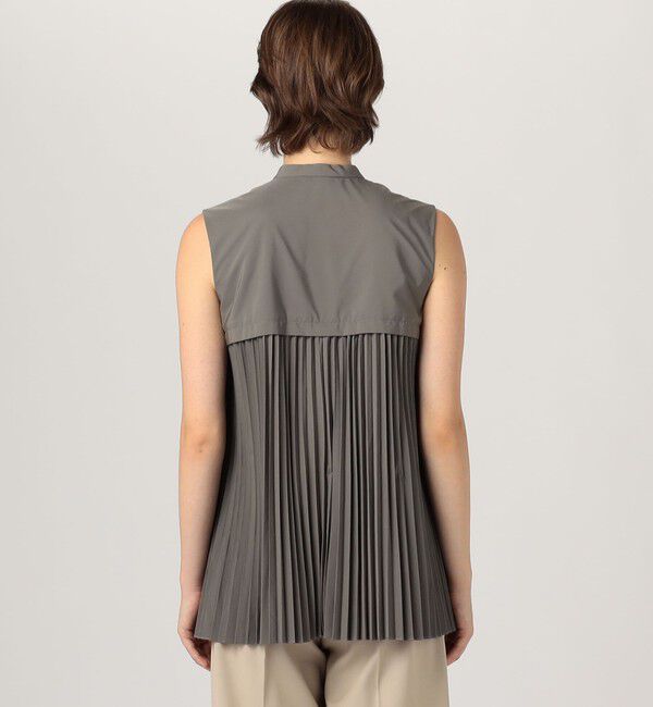 Ballsey「スパンブロード フロントドレープブラウス」|シャツ・ブラウス|