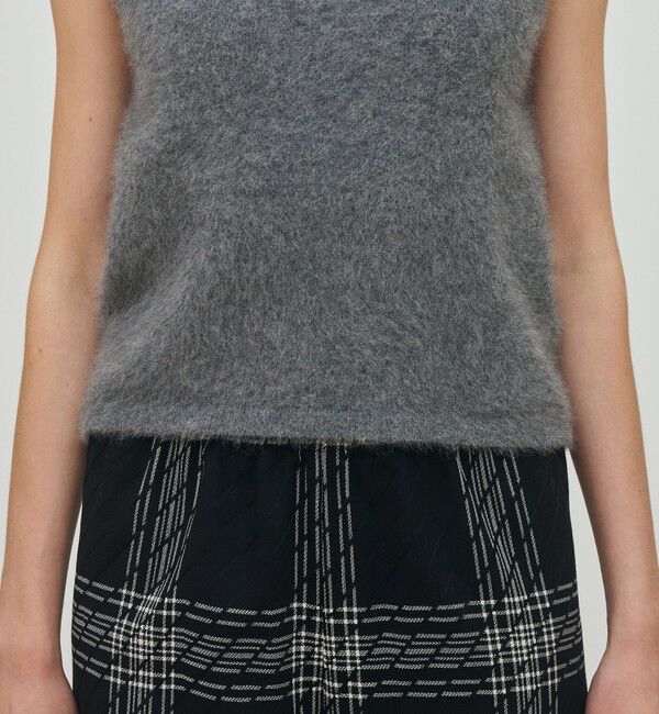 DES PRES「フォックスカシミヤ スリーブレスプルオーバー」|ニット・セーター|