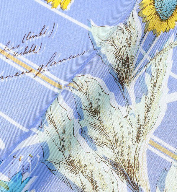 TOMORROWLAND GOODS「manipuri FLOWER STRIPE スカーフ」|バンダナ・スカーフ|