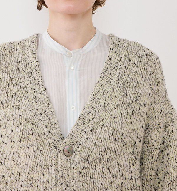 GALERIE VIE「セサミメランジ Vネックカーディガン」|カーディガン|