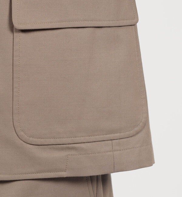 TOMORROWLAND MENS「コットンウール シングルブレステッド3Bジャケット SONDRIO」|テーラードジャケット|