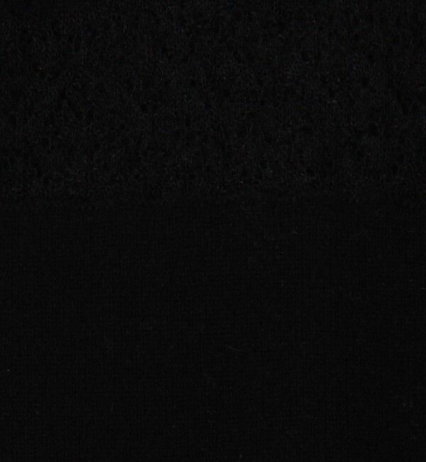 Edition「パッチワークレース クルーネックニット」|ニット・セーター|