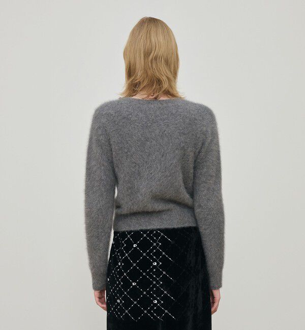 DES PRES「フォックスカシミヤ クルーネックカーディガン」|カーディガン|