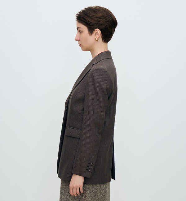 TOMORROWLAND collection「シングルトラックストライプ 2Bテーラードジャケット」|テーラードジャケット|