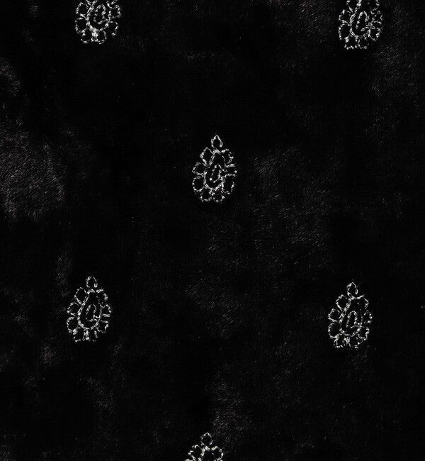 SOULEIADO「ベロアエンブロイダリー ナローストレートパンツ」|その他|