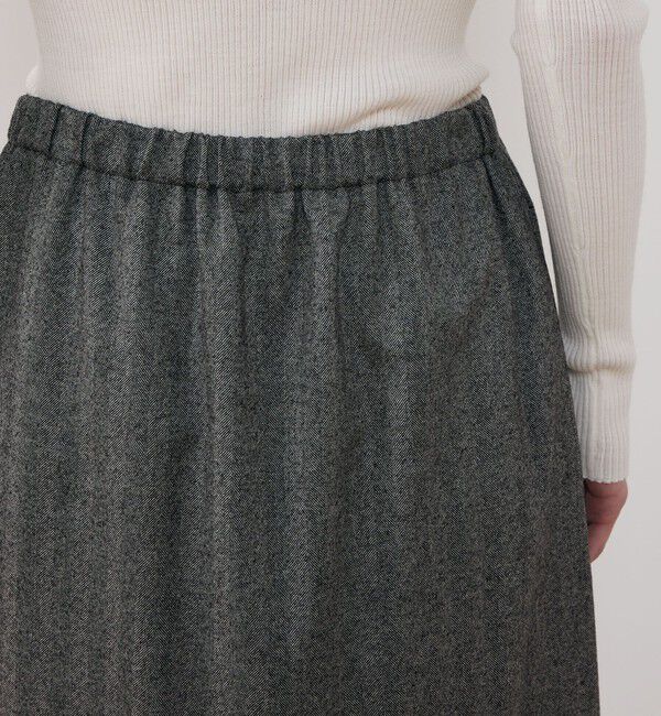 GALERIE VIE「ライトフラノストレッチ イージースカート」|スカート|