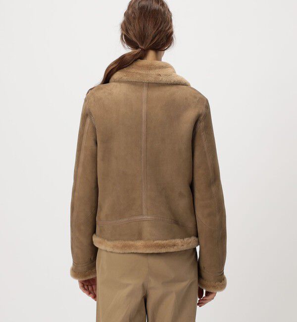 BACCA「ラムレザー ムートンジャケット」|ブルゾン・スタジャン|