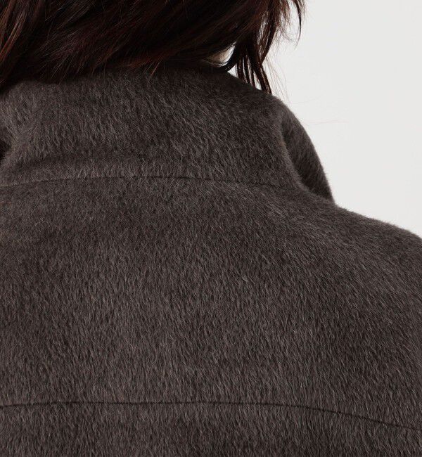 GALERIE VIE「スーリーアルパカシャギー ハイネックオーバルコート」|その他|