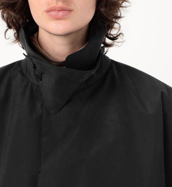 TOMORROWLAND GOODS「HAVERSACK Silkcoating バルカラーコート」|ステンカラーコート|