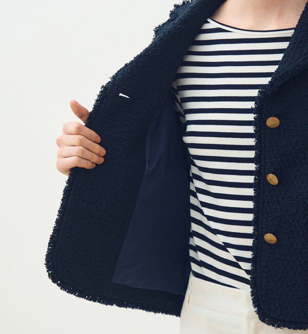 TOMORROWLAND collection「パンソッティ ショートテーラードジャケット」|テーラードジャケット|