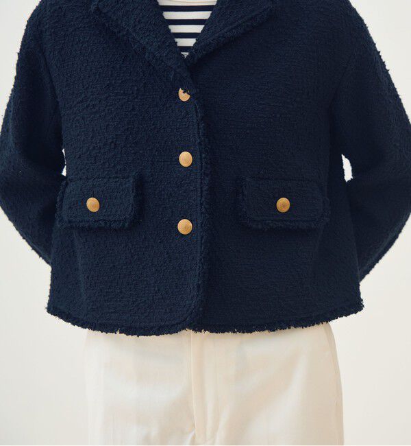 TOMORROWLAND collection「パンソッティ ショートテーラードジャケット」|テーラードジャケット|