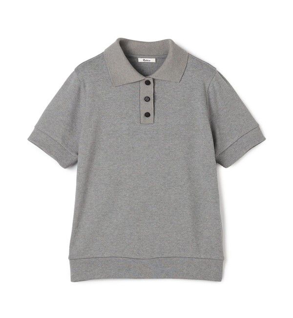 Edition「コットンモダール フライス ポロ」|ポロシャツ|13 ライトグレー