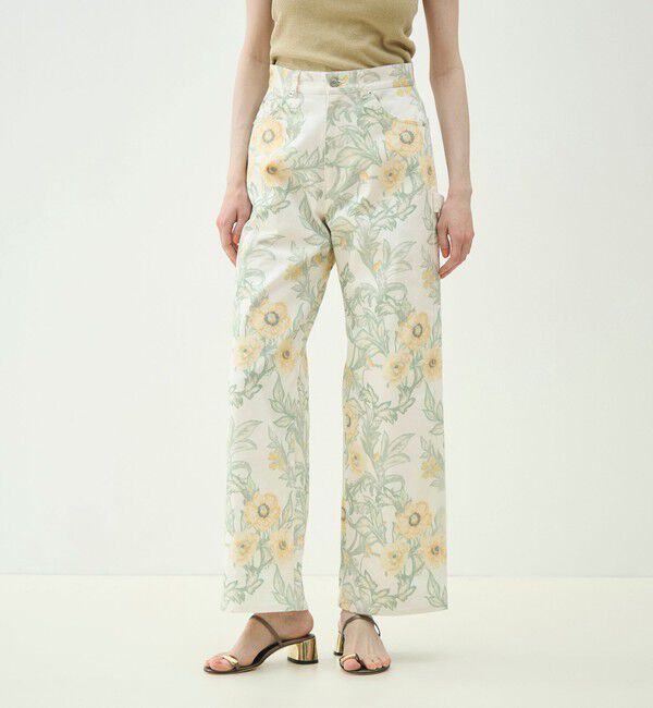 MACPHEE「ウォールペーパーツイル ストレートパンツ」|その他|