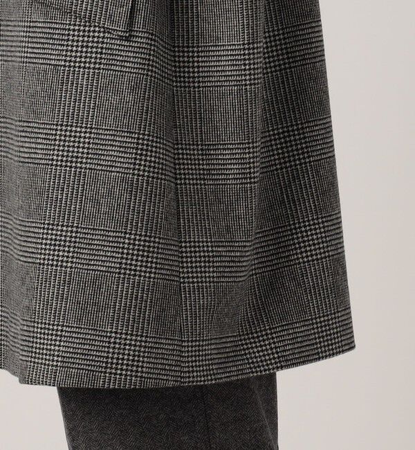TOMORROWLAND BUYING WEAR「MACKINTOSH HUMBIE ウールグレンチェック ステンカラーコート」|ステンカラーコート|