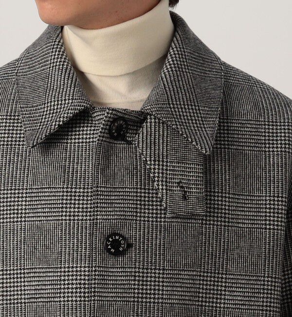 TOMORROWLAND BUYING WEAR「MACKINTOSH HUMBIE ウールグレンチェック ステンカラーコート」|ステンカラーコート|
