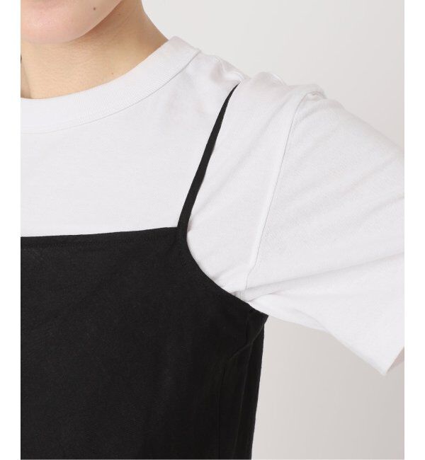 IENA LA BOUCLE「IENA LA BOUCLE リネンブロードバイヤスキャミソール」|キャミソール|