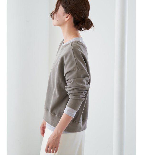 IENA「ピグメントスウェットプルオーバー」|スウェット・ジャージ|