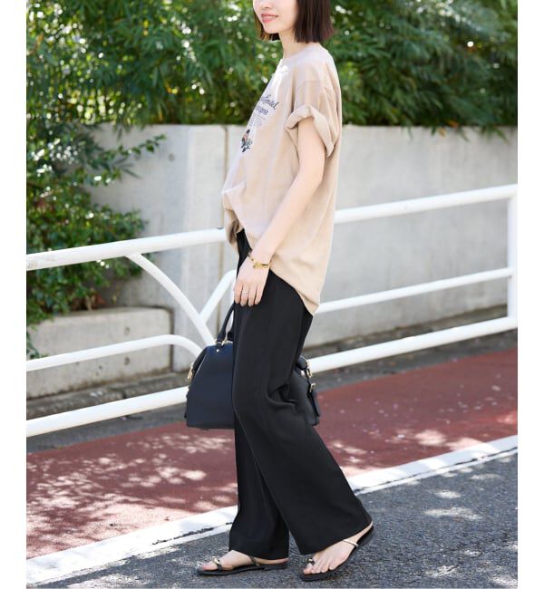 SLOBE IENA「《4サイズ展開》ピンタックセミフレアパンツ」|その他|