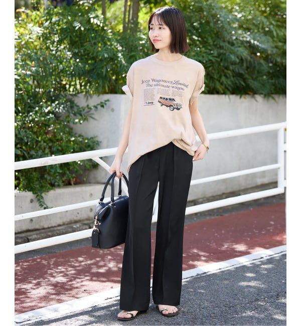 SLOBE IENA「《4サイズ展開》ピンタックセミフレアパンツ」|その他|