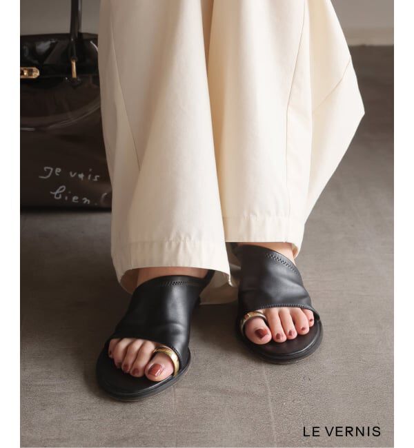 SLOBE IENA「《予約》LE VERNIS/ル・ベルニ Toe ring sandals」|サンダル|