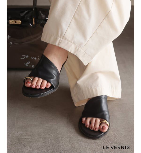 SLOBE IENA「《予約》LE VERNIS/ル・ベルニ Toe ring sandals」|サンダル|