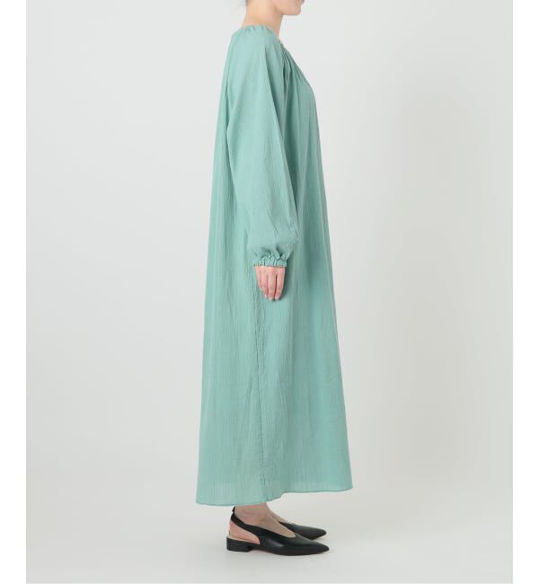 SLOBE IENA「《シリーズあり/予約》コットン楊柳シアーワンピース」|ワンピース|