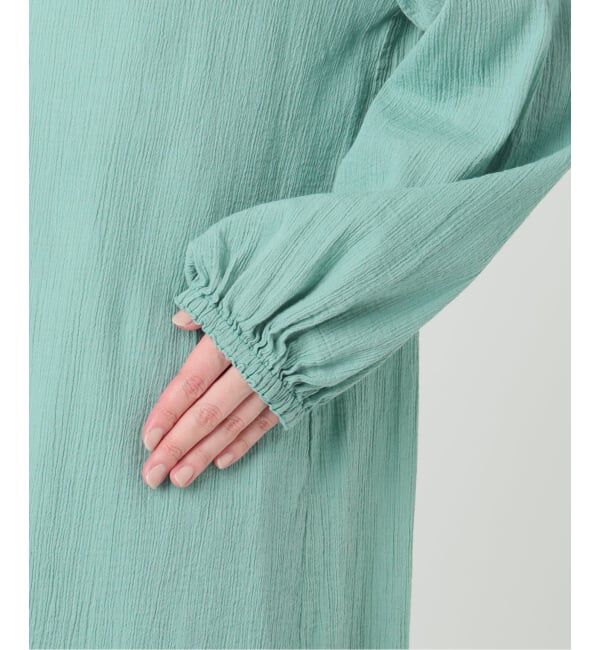 SLOBE IENA「《シリーズあり/予約》コットン楊柳シアーワンピース」|ワンピース|