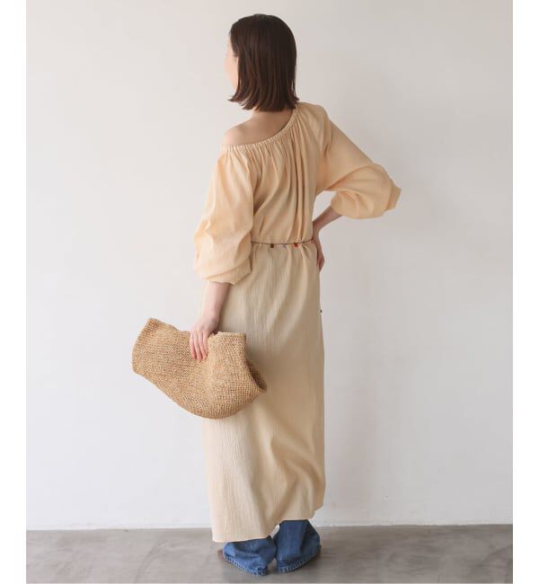 SLOBE IENA「《シリーズあり/予約》コットン楊柳シアーワンピース」|ワンピース|