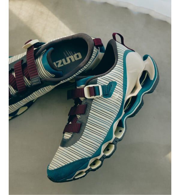 IENA「《予約》MIZUNO/ミズノ WAVE PROPHECY STRAP 2 シューズ D1GA2603」|スニーカー|グリーン B