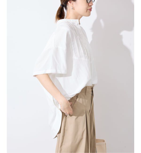 SLOBE IENA「《WEB・一部店舗限定/予約》ピンタックスピンドルブラウス」|シャツ・ブラウス|