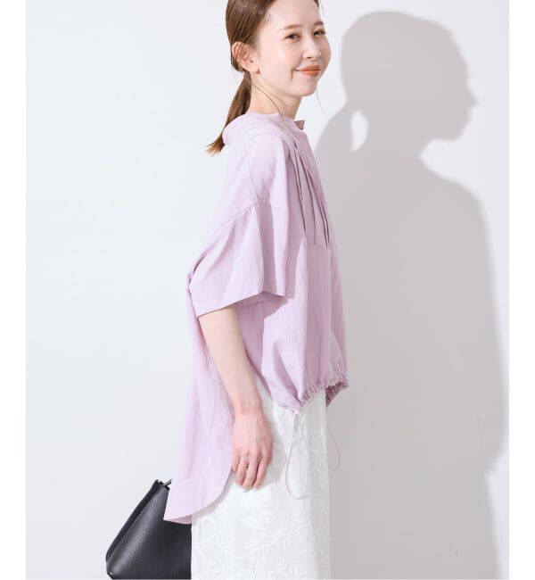 SLOBE IENA「《WEB・一部店舗限定/予約》ピンタックスピンドルブラウス」|シャツ・ブラウス|