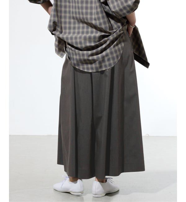 IENA「《一部店舗限定》ウォッシャブルタックキュロットパンツ」|その他|