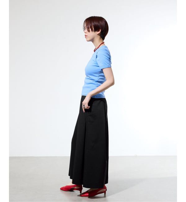 IENA「《一部店舗限定》ウォッシャブルタックキュロットパンツ」|その他|