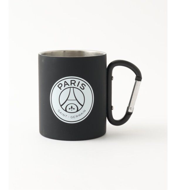 Paris Saint-Germain「【Paris Saint-Germain / パリ・サン＝ジェルマン】 JAPAN CARABINER MUG RUBBER」|食器・キッチングッズ|ブラック
