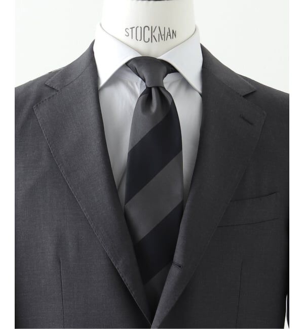 EDIFICE「AX ワイドストライプタイ」|ネクタイ・蝶ネクタイ|グレー