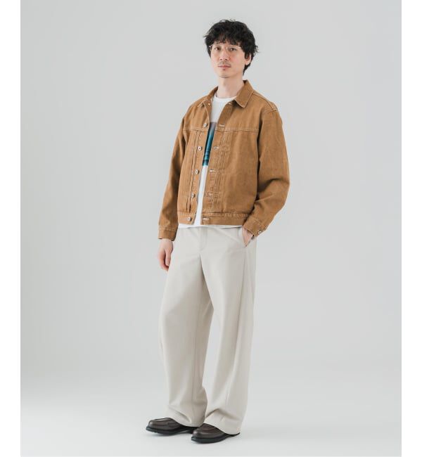 EDIFICE「COLOR DENIM トラッカージャケット」|デニムジャケット|