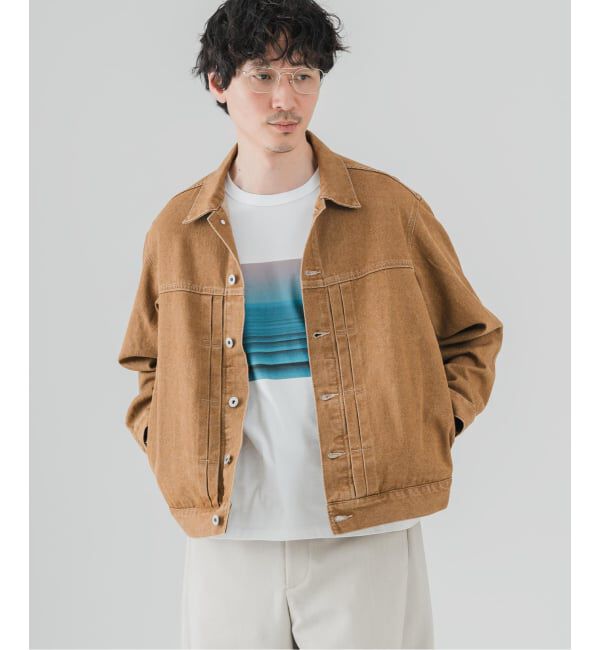 EDIFICE「COLOR DENIM トラッカージャケット」|デニムジャケット|