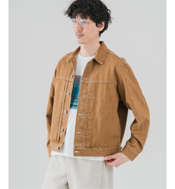 EDIFICE「COLOR DENIM トラッカージャケット」|デニムジャケット|