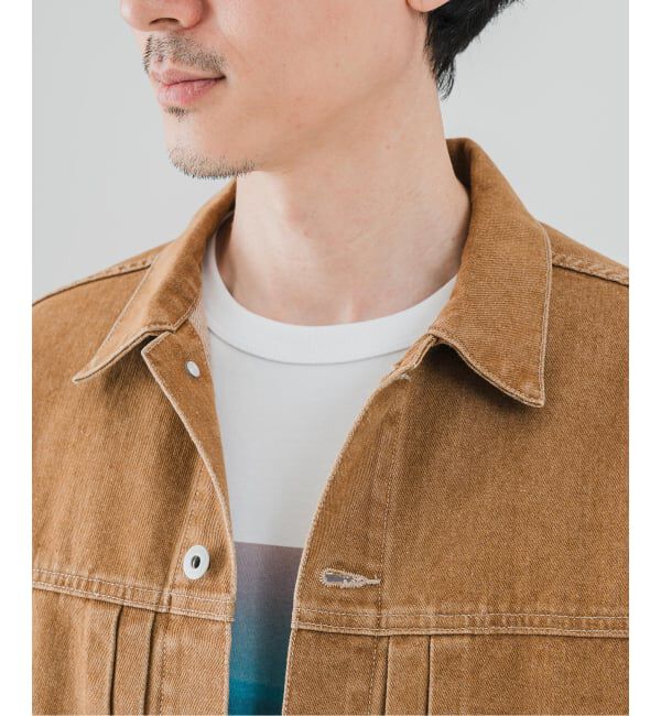 EDIFICE「COLOR DENIM トラッカージャケット」|デニムジャケット|