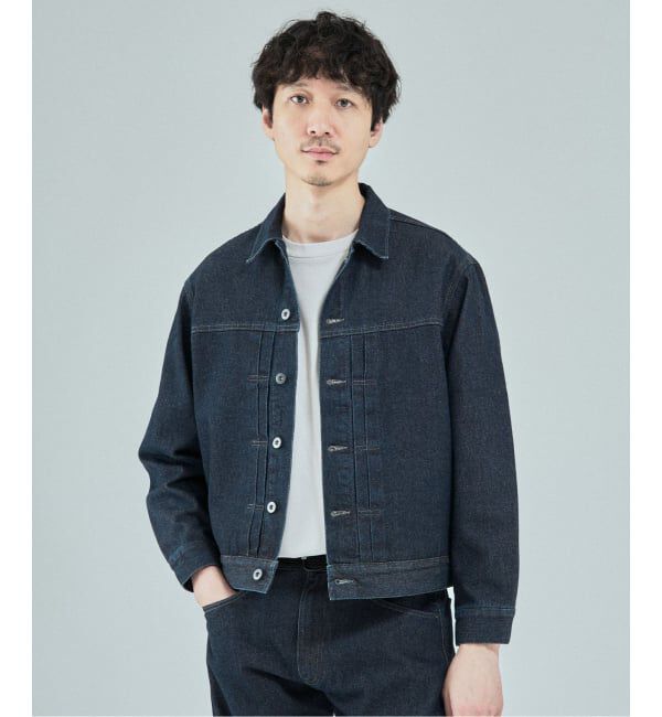 EDIFICE「COLOR DENIM トラッカージャケット」|デニムジャケット|